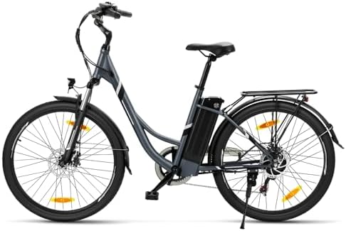 Touroll B1 Electric City Bike, Removable Battery 9...