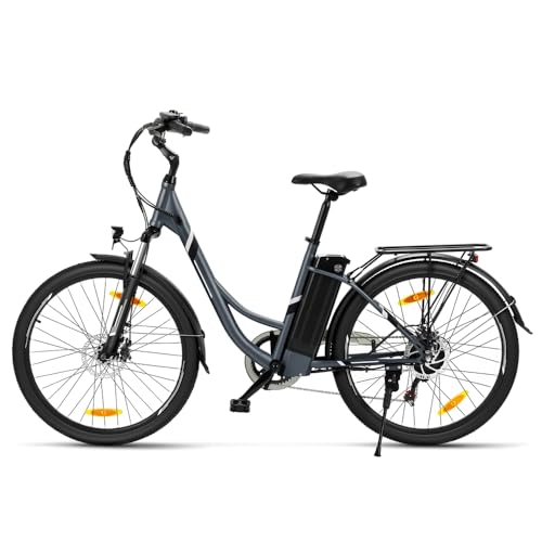 Touroll B1 Bicicletta Elettrica, 26" Bici Elettrica Adulto con 36V