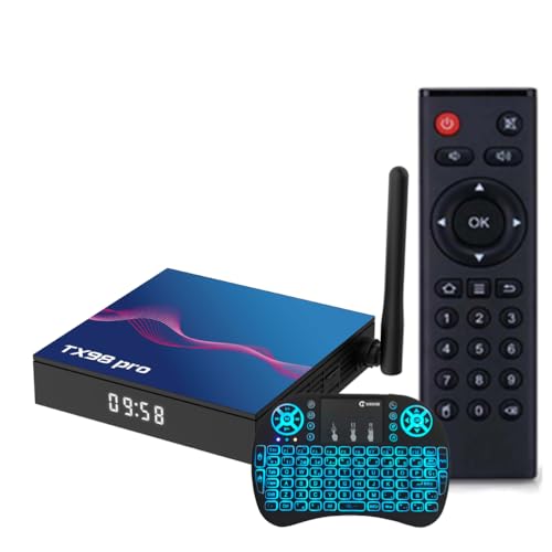 TV Box, TX98 PRO Android 14.0 Smart Box H618 Quad-Core