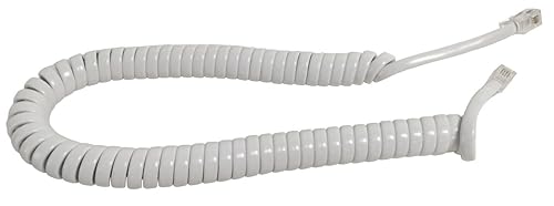 The VoIP Lounge Reemplazo 9 pies corto blanco auricular receptor rizado cable para teléfono AT&T (ver descripción completa abajo)