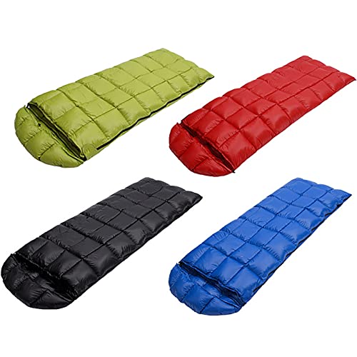 Jianghuayunchuanri Bequemer Schlafsack Innen- und Außenbereich Camping Calp-Through Lightweight Down Sleeping Single Sleeping Bag Indoor- und Outdoor-Aktivitäten (Farbe : Blue, Size : 210x80cm) - Image 3