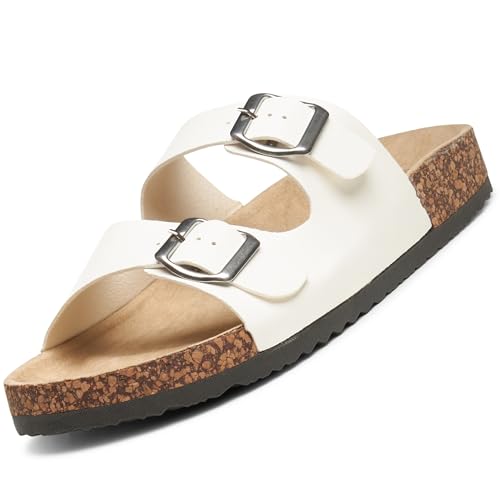 slide sandals for women leather