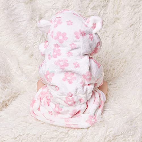 Reborn Baby Dolls Mädchen 22 Zoll Echt Aussehende Gewichtete Reborn Puppe Mit Rosa Kleidung Spielzeug Zubehör Bestes Geburtstagsset Für Mädchen – Bild 4