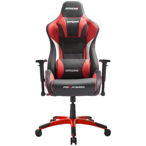AKRacing Pro-X Gaming Chair (Red) JP エーケーレーシング ゲーミングチェア(ヘッドレスト・ランバーサポート付き)