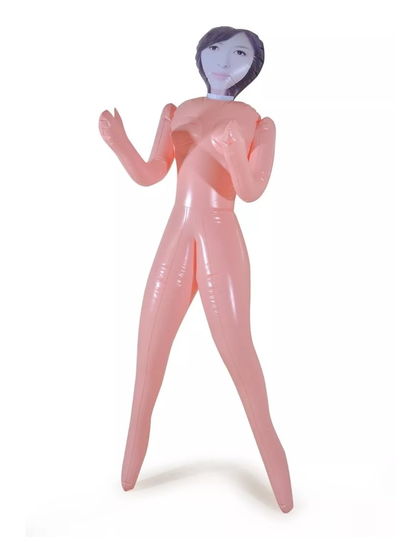 Bambola Gonfiabile Donna, Bambola Gonfiabile per Addio al Celibato, Sexy Gadget, Bambola Scherzo per Adulti e Compleanno 155 cm