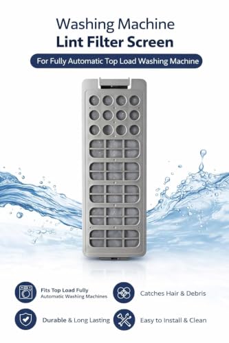 Image of Sanavya Washing Machine Magic Filter | Lint Filter /Dust Filter /Waste Collector /Drain Jali for Semi & Fully Automatic Washing Machines (Compatible for lg.. Height 26 cm)