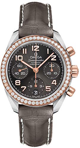 Omega Speedmaster Chronograph Diamond Women's Watch 324.28.38.40.06.001