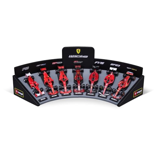 Bburago 1:43 F1 Ferrari Deluxe Set de Regalo con Expositor...