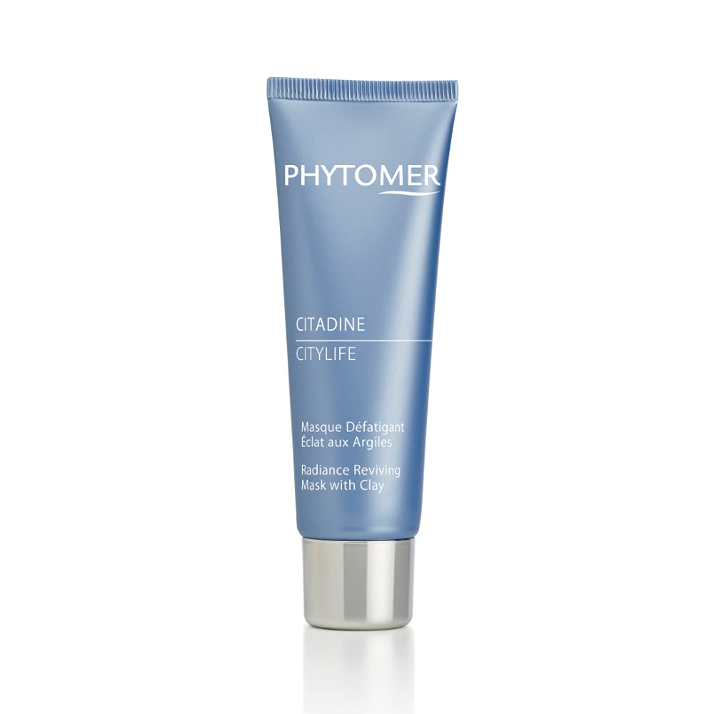 Phytomer Citylife Firming Clay Face Mask | 100% Natural White & Red Clay Face Mask | Renew Healthy Skin | Reduce Pores & Improve Texture of Dull Skin | 50ml