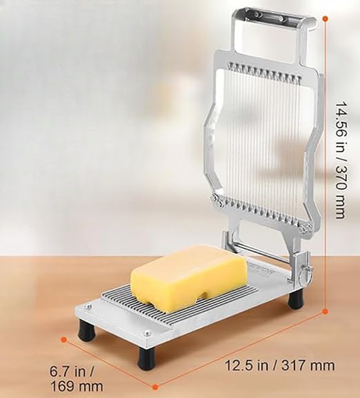Huanyu チーズスライサー ステンレス製　チーズカッター 1CM/2CM Huanyu チーズスライサー 多機能 チーズカッター 1CM/2CM ステンレス製
