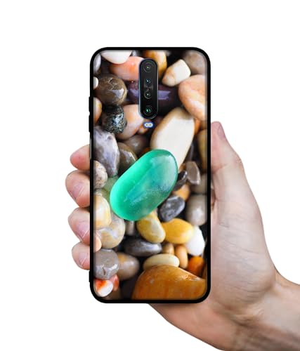 Image of Sea Stones Design Premium 2D Printed Metal Back Case Cover for Mi Redmi K30 4G / Poco X2 4G