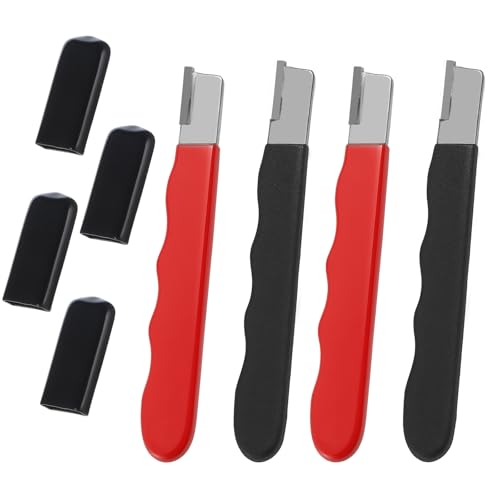 4 Stück Axtschärfer Messerschärfer Dual Diamant Schleifstein Outdoor Mehrzweck Messerschärfer Wetzstahl für Messer Gartenscheren Heckenscheren Gartenscheren Taschenmesser