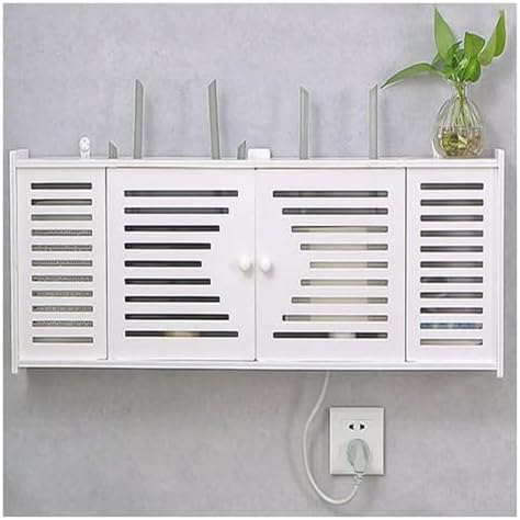 Stylish WiFi Router Storage Box - Decorative Router Hider for Wall or TV Stand, Functional Wall Organizer, Perfect for Home or Office Décor