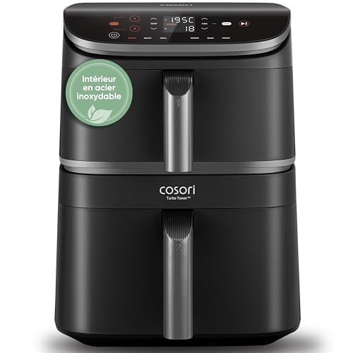 COSORI Air Fryer Turbo Tower 10,8L, Friteuse Sans Huile à