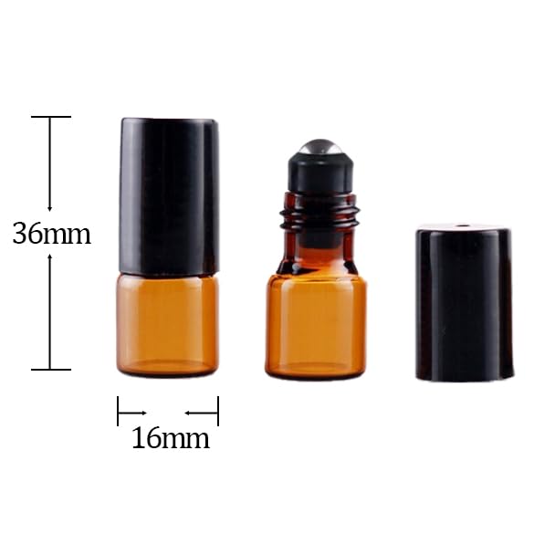 8 Pezzi Roll On Vuoti 5ml Colorati - Contenitori Per Oli Essenziali, Profumi E Aromaterapia - Foto 11