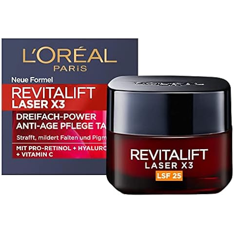 L'Oréal Paris Tagespflege mit LSF 25, Straffende und aufpolsternde Anti-Aging Gesichtspflege Cover