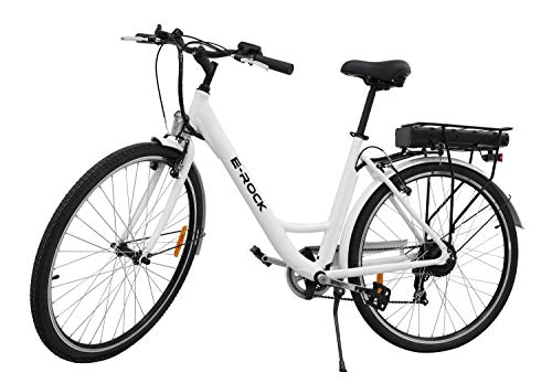 Elektrofahrrad, E-Bike EX1, 250 Watt, 25 km/h, 27,5 Zoll, 36V/10Ah Lithium-Ionen-Akku Trekking Pedelec, Weiß