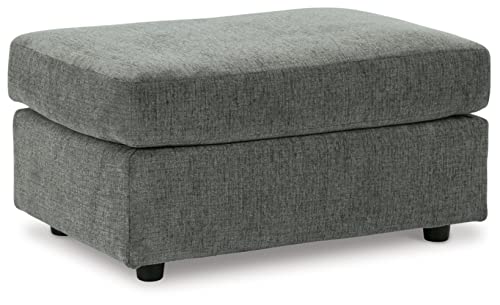 Signature Design by Ashley Stairatt Gray Rectangular Upholstered Ottoman - image 1