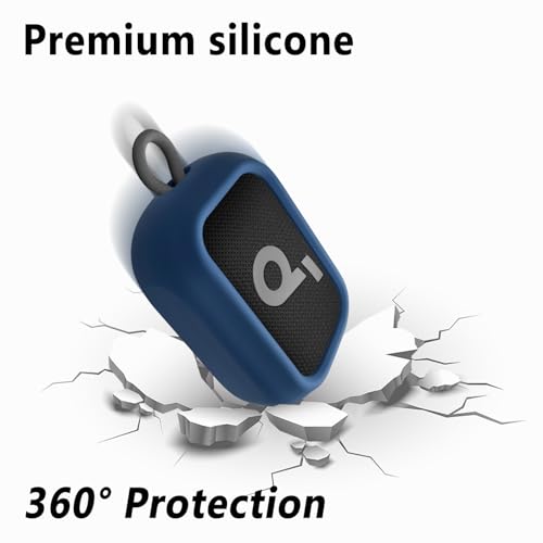 Image of Geiomoo Silicone Case for Anker Select 4 Go Speaker, Protective Portable Scratch Shock Resistant Cover (Navy Blue)