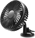 linlinfa Car Fan, USB Fan, 12V/24V Universal...