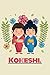 Kokeshi: Carnet de notes poupées japonaises | Anniversaire, Cadeau | 6x9 pouces A5 100 pages | Carnet de notes avec lignes | Notebook | Journal | Idée cadeau | Cahier bloc-notes | Original