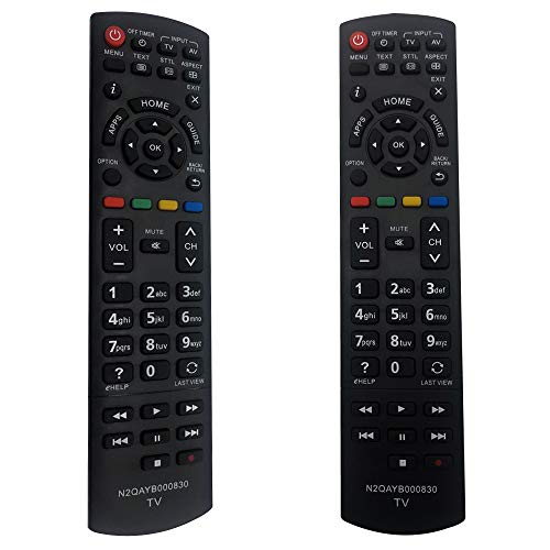 FOXRMT Reemplazo Mando Panasonic TV N2QAYB000830 para Mando a Distancia Panasonic Smart TV...