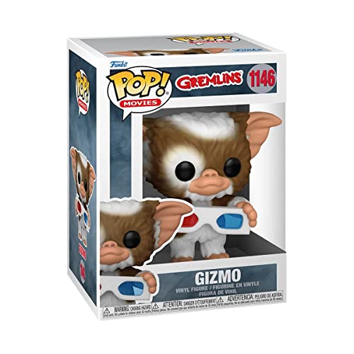 Pop Gremlins - Gizmo With 3D Glasses Funko Vinyl Figure (Bundled With Compatible Pop Box Protector Case), Multicolor, 3.75 Inches #TOP1