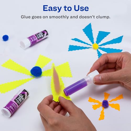 Glue Stick Value Pack Disappearing Purple Color, Washable, 0.26 oz. Permanent Glue Stic, 18pk (98079)