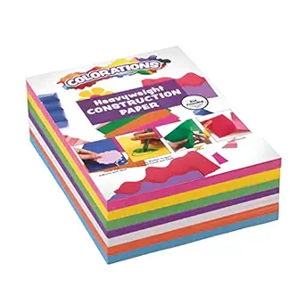Colorations Construction Paper 7 Colors 600 Sheets 9x12