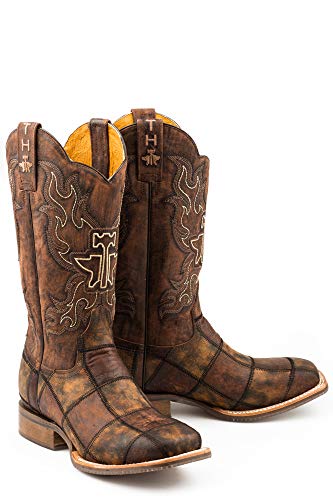 Tin Haul Men's Dead Or Alive Western Boot Broad Square Toe - 14-020-0077-0405 BR 11.5 D(M) US3