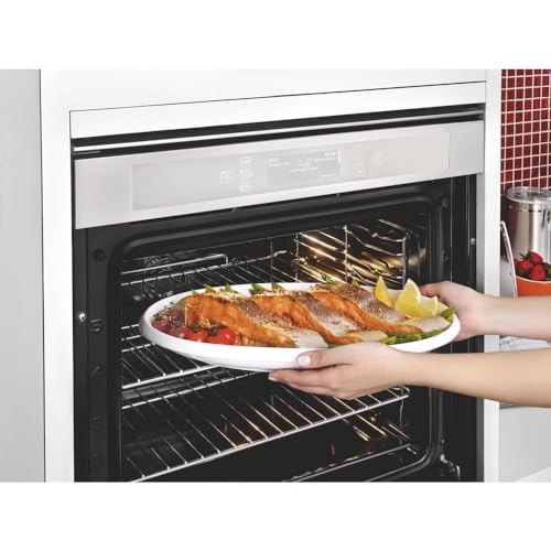 Forno de embutir elétrico Brastemp 67 litros cor inox com Função Ar Forçado e Painel Touch - BO260AR 220V glide