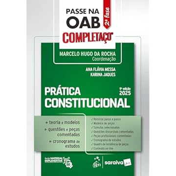 Capa do livro Passe na OAB 2ª Fase - Completaço - Prática Constitucional - 9ª Edição 2025