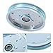 ALL-CARB 3Pcs AUC10172 Deck Flat Idler Pulley Replacement for John Deere Z335E Z525E Z535M Z535R Z540M Z540R Lawn Mower Replaces GY22355 280-807 15959