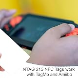 50 sztuk kart NFC 215: 85,5 × 54 mm NFC Tag białe karty NTAG215 puste 504 bajty PVC kompatybilne z kartami Tagmo i Amiibo do wszystkich smartfonów z funkcją NFC i urządzeń