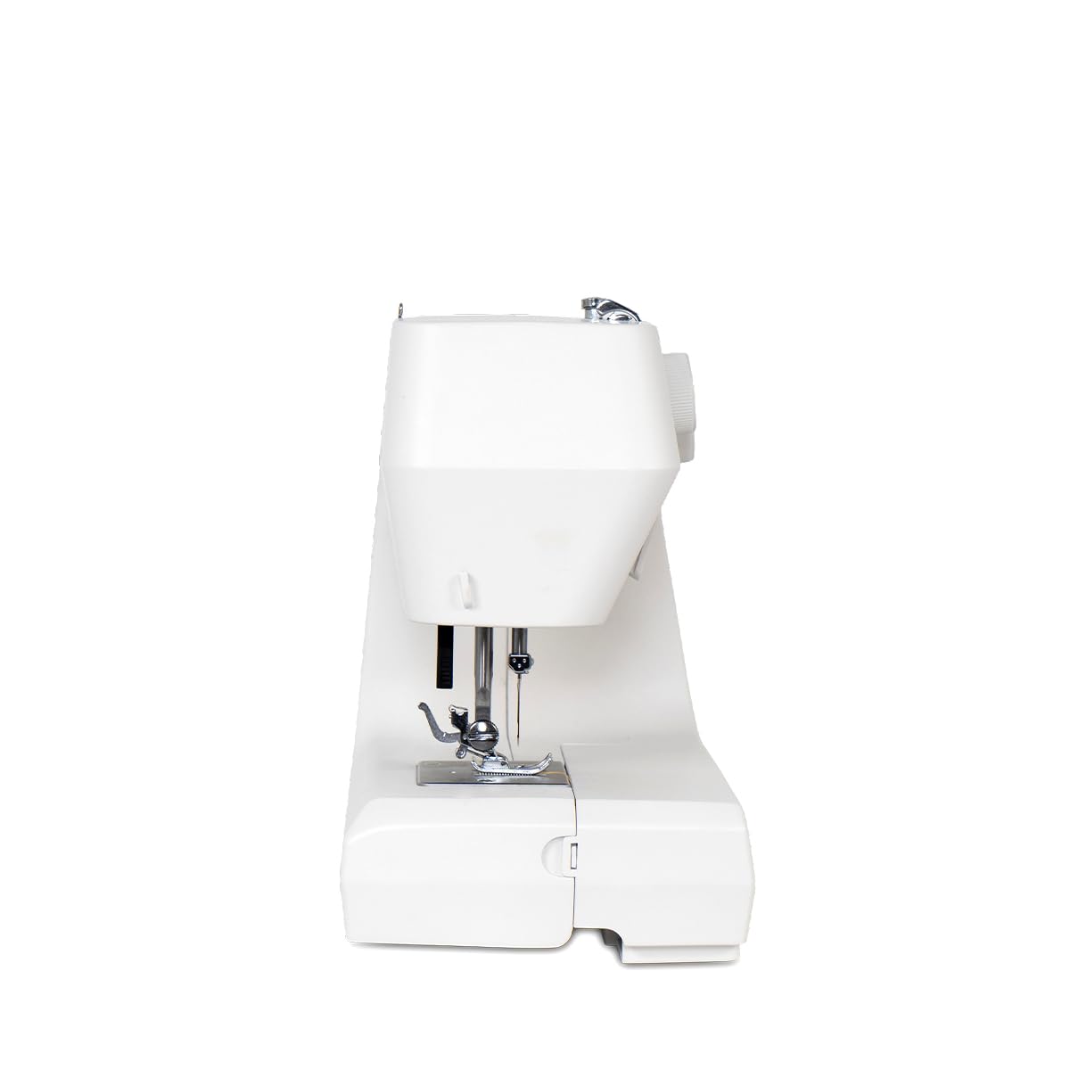 PRIXTON Máquina de Coser P145, Apta para Vaqueros, Ojal en 4 Pasos, Longitud de Puntada Ajustable, Luz LED, Motor 50W y Estructura Metálica Reforzada