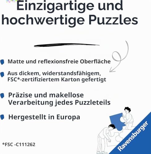 Ravensburger - XXL-Puzzle Dog Life | Puzzle ab 9 Jahren | 300-teiliges Kinderpuzzle als Geschenk | Geschenk für 9-Jährige 49 x 36 cm Puzzles – Ansicht 2