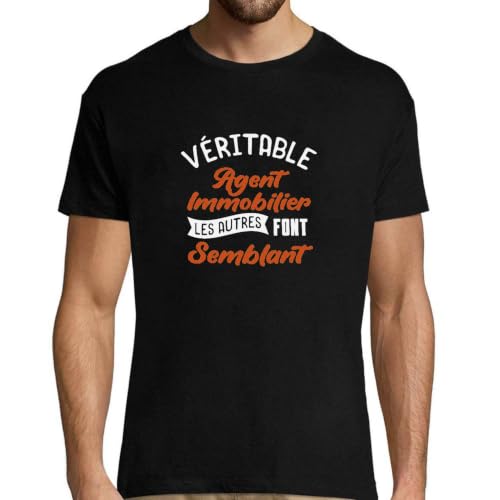T-Shirt Agent Immobilier Humour : le cadeau d'anniversaire original pour papa
