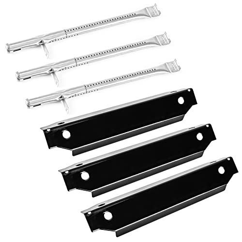 Hisencn Grill Replacement Parts for Dyna-Glo 3 Burner Open Cart Propane Gas Grill DGC310CNP-D DGC310RNP-D DGC310BNP-D DGB310SSP DGC210CNP DGB300CNP DGB365GNP 70-01-673 Grill Heat PlateBurner - 3 Pack