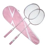 MQPALZKD Badminton Racket & Carrying Bag Set Badminton Set Indoor Outdoor Sporting Goods