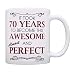 70th Birthday Gifts For All Took 70 Years Awesome Funny Party Gift Coffee Mug Tea Cup White