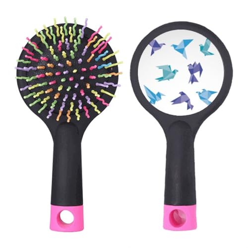Brosse à cheveux démêlante sur coussin pneumatique coloré pour éliminer les nœuds sans douleur