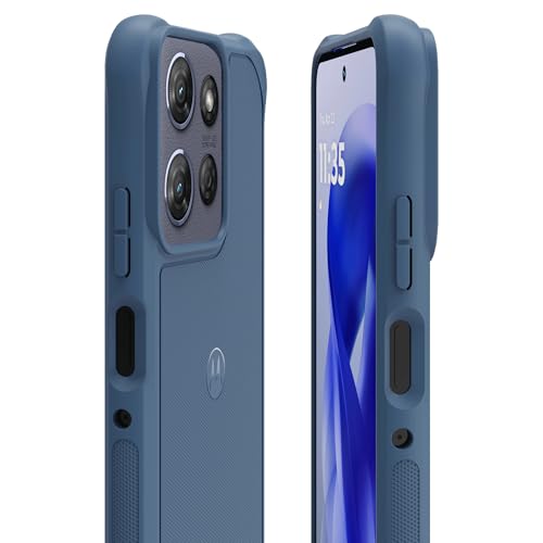 Image of Motorola Moto G Power (2025 /2026) Rugged Protective Case- Dusk Blue | Precision fit, Military Grade Shock Absorbing Cover for Enhanced Phone Grip, Drop Protection