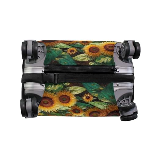 Joisal Sunflower Horse Luggage Covers for Suitcase Tsa Approved Fit 18-32 Inch Luggage, Luggage Accessories for Travel4