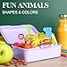 142 Pcs Animal Food Picks Bento Box Accessories - Reusable Mini Bento Deco for Lunch Box, Fun Kids Lunchbox Picks Cute Fruit Toothpicks Lunch Accessories for Toddler Kids