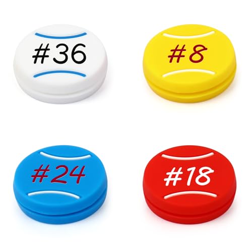 2PCS Personalized Custom Tennis Racket Vibration Dampener with Text