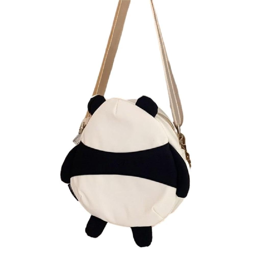 Lamala2023 New Nylon Bag Cute Animal Shaped Shoulder Bag Cartoon Panda Travel Bags For Women Girl Crossbody Bag Versatile Bags Cute Bag