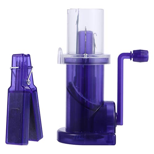 EXCEART Hand Tools DIY Kits Easy Knitter DIY Hand Operated Knitting Mill Machine Mini Small Knitting Loom Spool Knitter Sweater Bracelet Weave Sewing Tool Knitting Tools Blue Decor