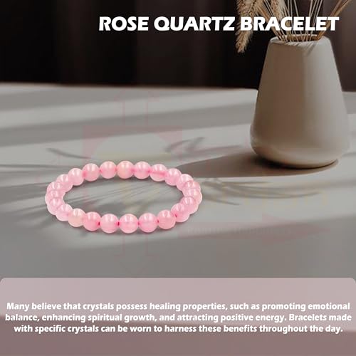 Image of Certified Crystal Bracelet | 8mm Beads | Stretchable Healing Bracelet | Bracelets for Men and Women |