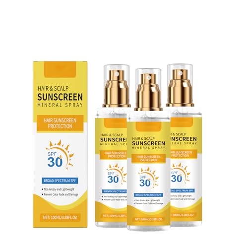Spray anti-décoloration cheveux méchés protection cuir chevelu SPF30
