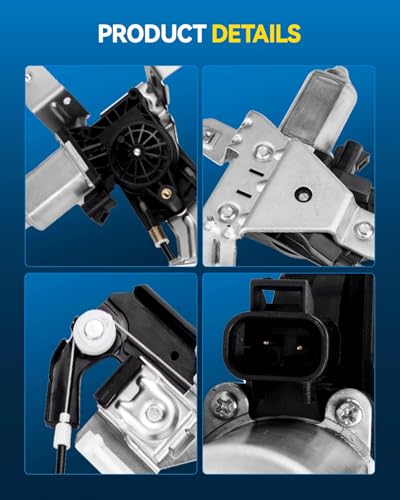 Image of PHILTOP Rear Right Power Window Regulator w /Motor Fit for Tahoe 2000-2006